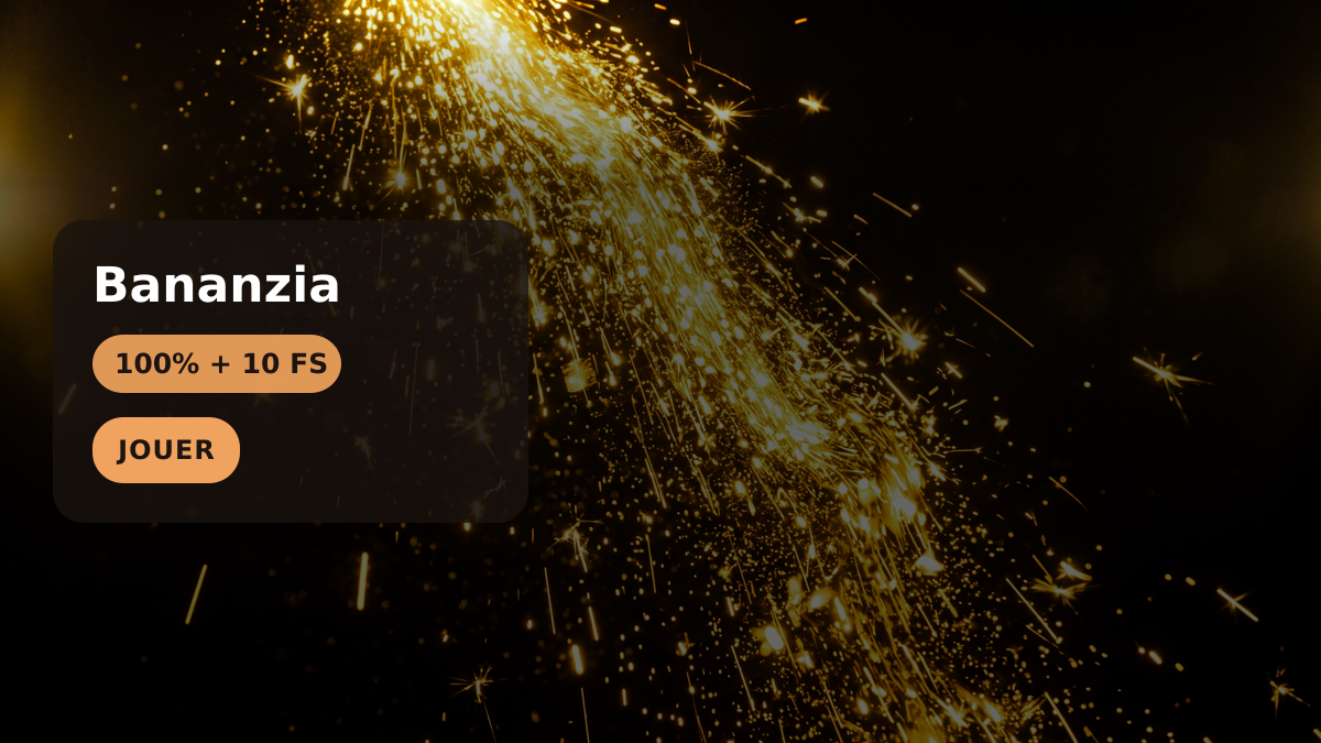 Bananzia casino — bonus de bienvenue 100% + 10 FS, paiements: Visa, Mastercard, Skrill, Neteller, Paysafecard Bananzia casino — bonus de bienvenue 100% + 10 FS, paiements: Visa, Mastercard, Skrill, Neteller, Paysafecard