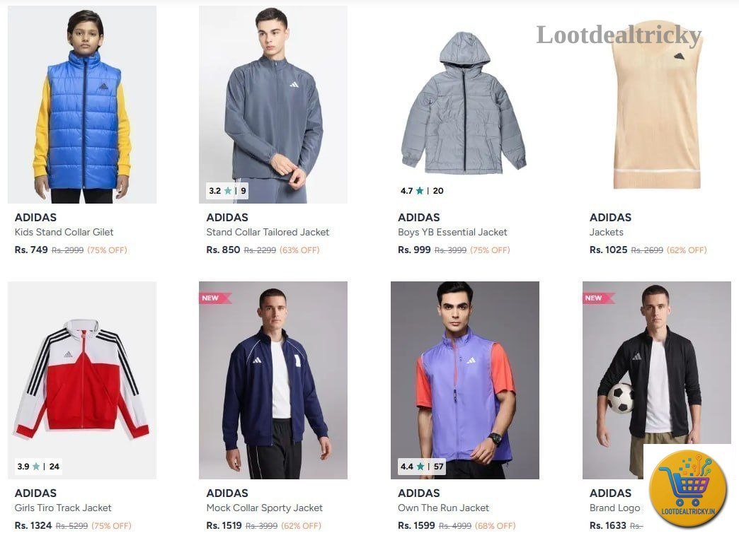Adidas Jacket Starts – Just ₹749 | Top Unbeatable Deal