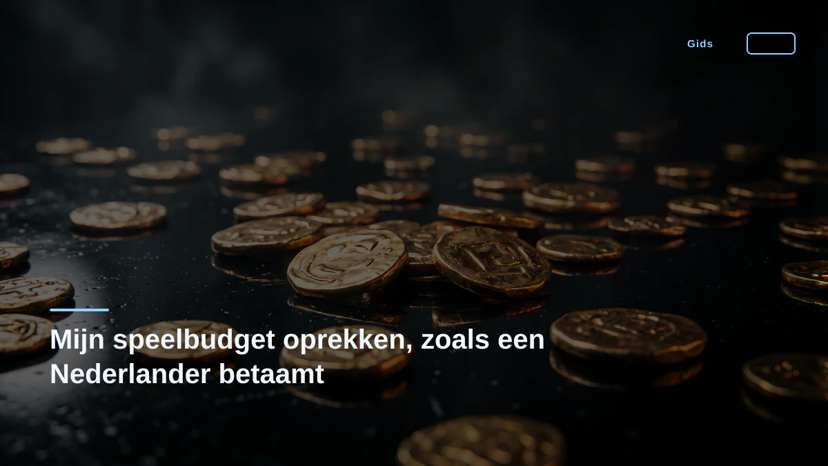 Mijn speelbudget oprekken, zoals een Nederlander betaamt