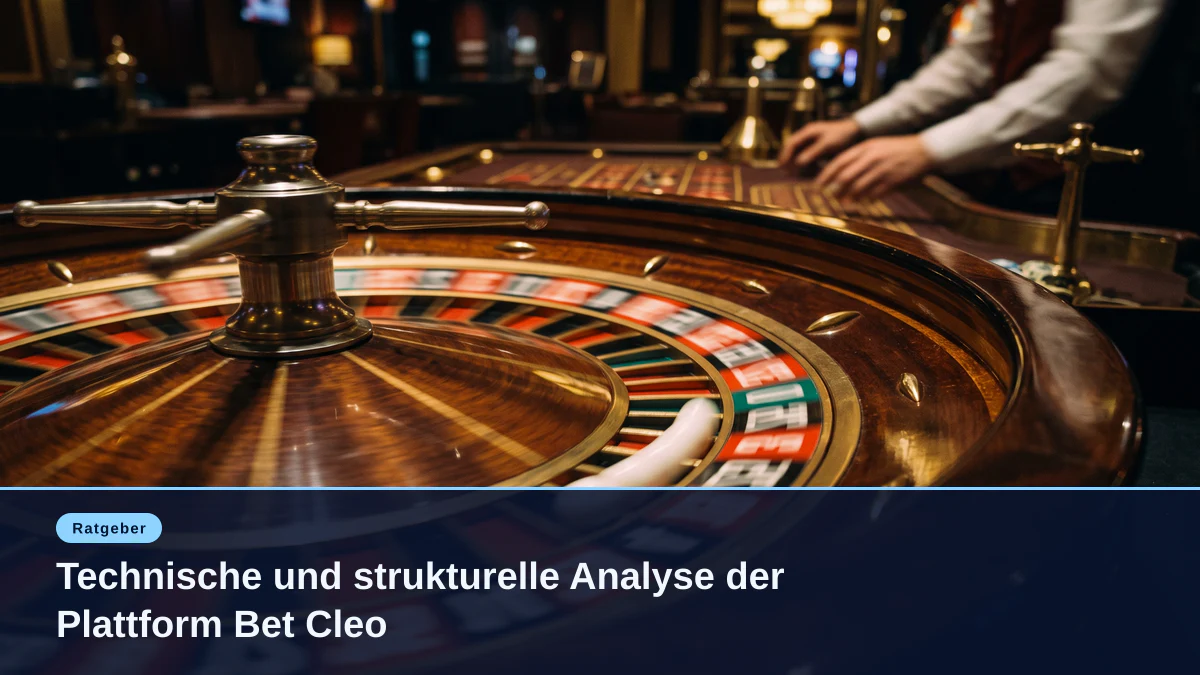 Technische und strukturelle Analyse der Plattform Bet Cleo