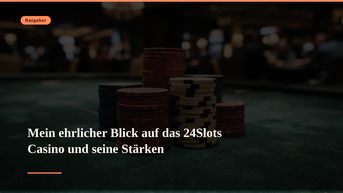 Mein ehrlicher Blick auf das 24Slots Casino und seine Stärken