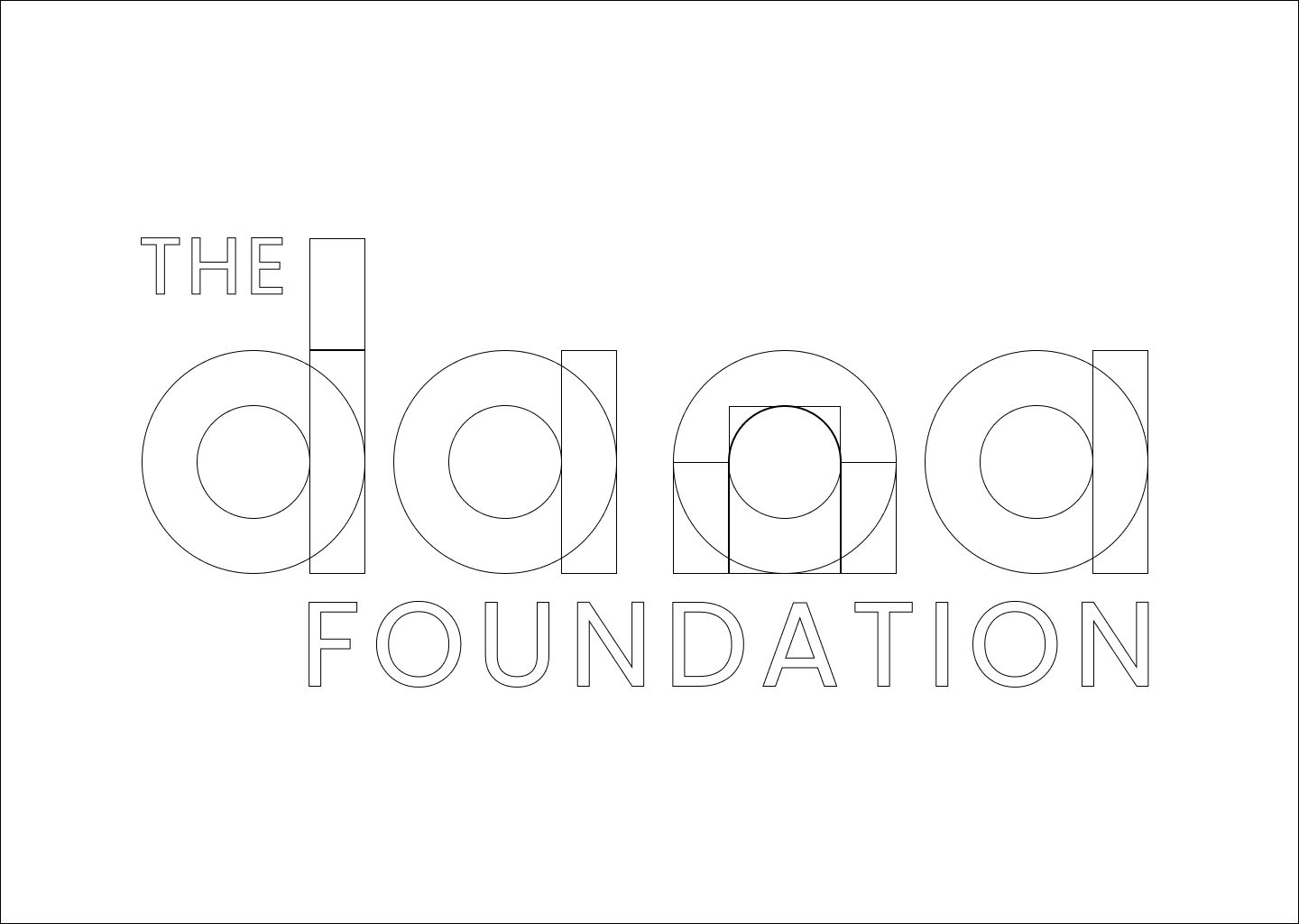 Construction Grid — Letterforms & Circle Primitives