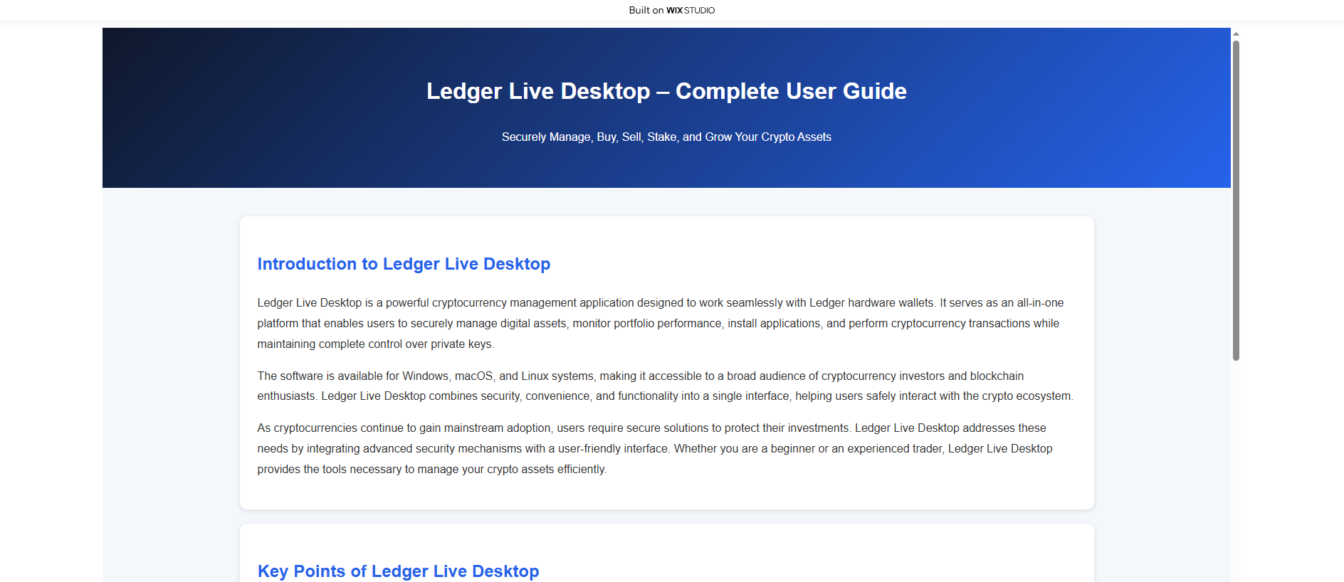 Stored capture of getlive-dsktop.wixstudio.com