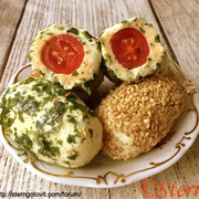 Закуска из сыра фета с помидорами