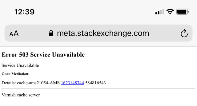 Stack Exchange seems to be down - Meta Stack Exchange