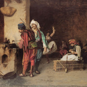 Jean-Leon-Gerome-A-Cafe-In-Cairo