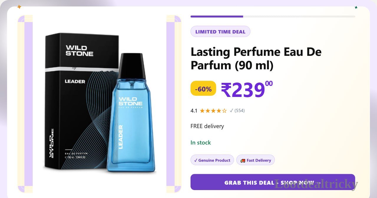 wild Stone Eau – Just ₹239 | Loot Lo wild Stone Eau – Just ₹239 | Loot Lo