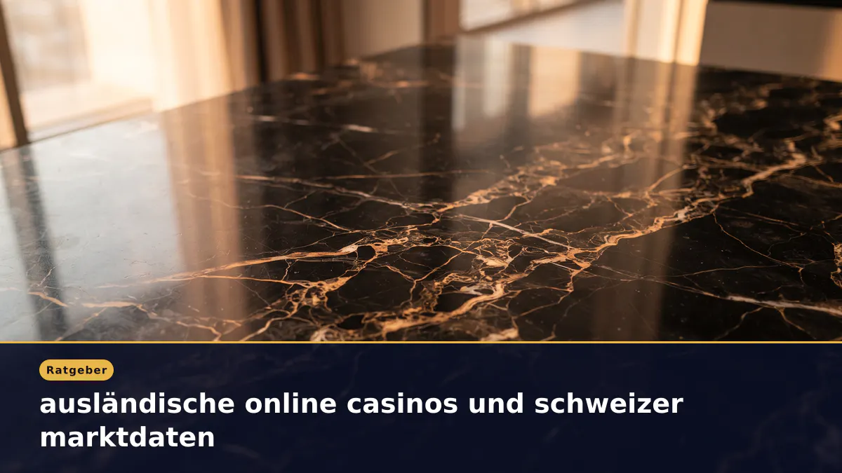 ausländische online casinos und schweizer marktdaten