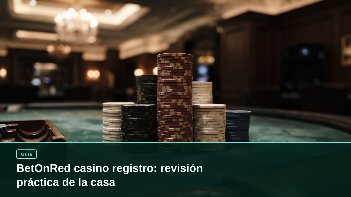 BetOnRed casino registro: revisión práctica de la casa