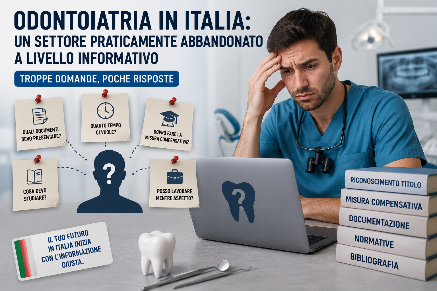 Odontología en Italia: un sector prácticamente abandonado a nivel informativo