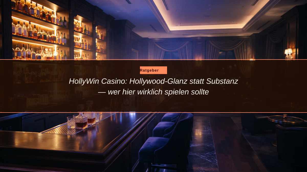 HollyWin Casino: Hollywood-Glanz statt Substanz — wer hier wirklich spielen sollte