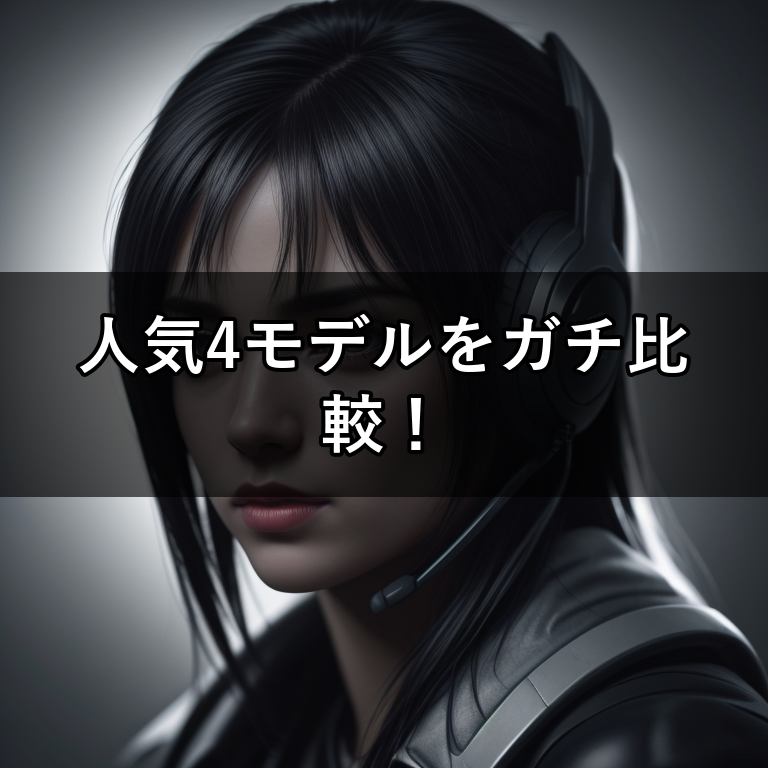【徹底比較】自分に合うゲーミングヘッドセットはどれ?人気4モデルをガチ比較