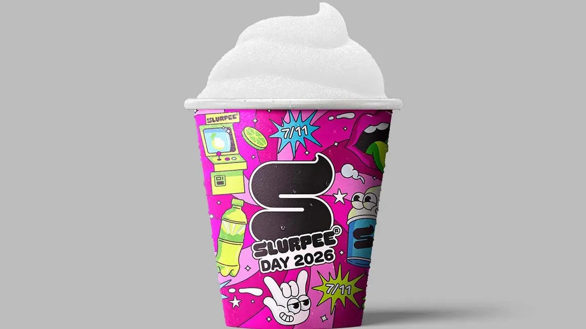 Celebrating 60 Years with a Birthday Cake Slurpee