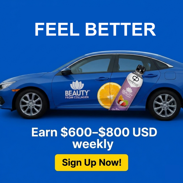 DrinkPlus car wrap rear