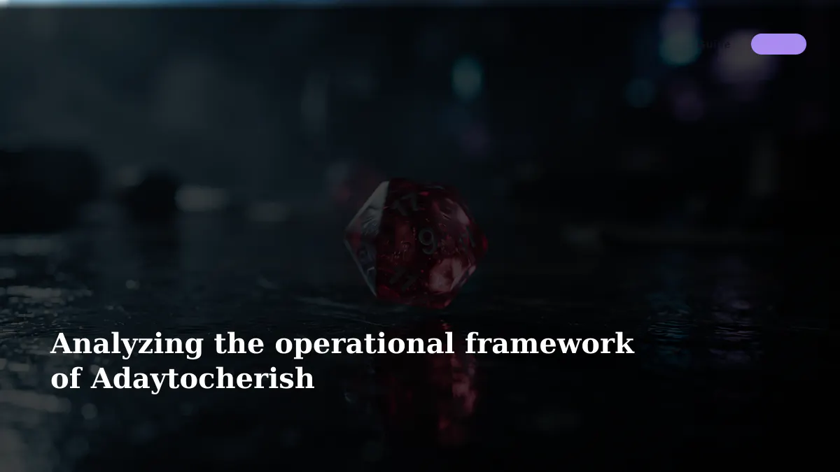 Analyzing the operational framework of Adaytocherish