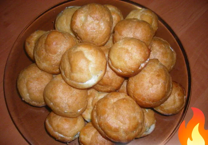 Постер Профитроли с семгой