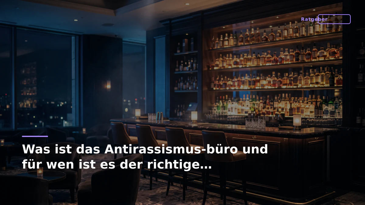 Was ist das Antirassismus-büro und für wen ist es der richtige Ansprechpartner?
