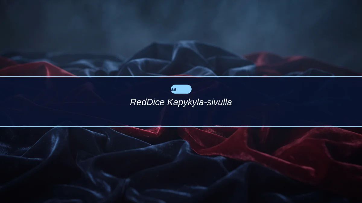 RedDice Kapykyla-sivulla
