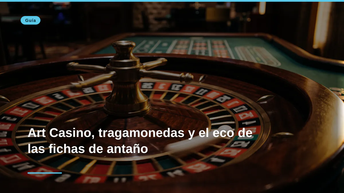 Art Casino, tragamonedas y el eco de las fichas de antaño