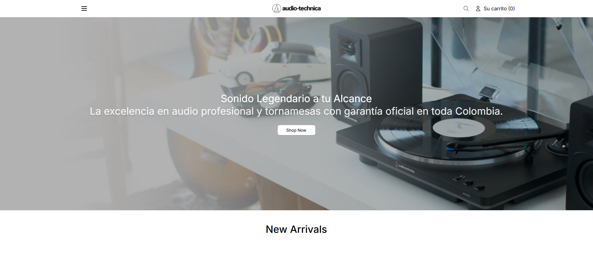 Stored capture of audiotechnicastudio.shop