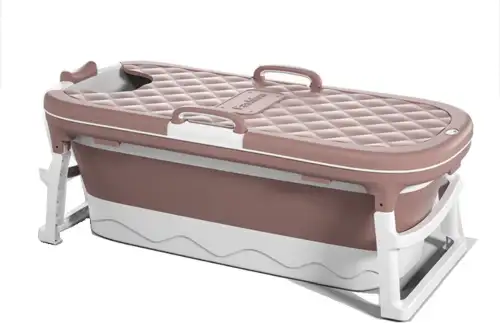 Simple Fix XL Opklapbaar Bad 157 cm - Ligbad voor Volwassenen & Kinderen - Capaciteit 270 L - Extra lang - ZitBadXL.nl
