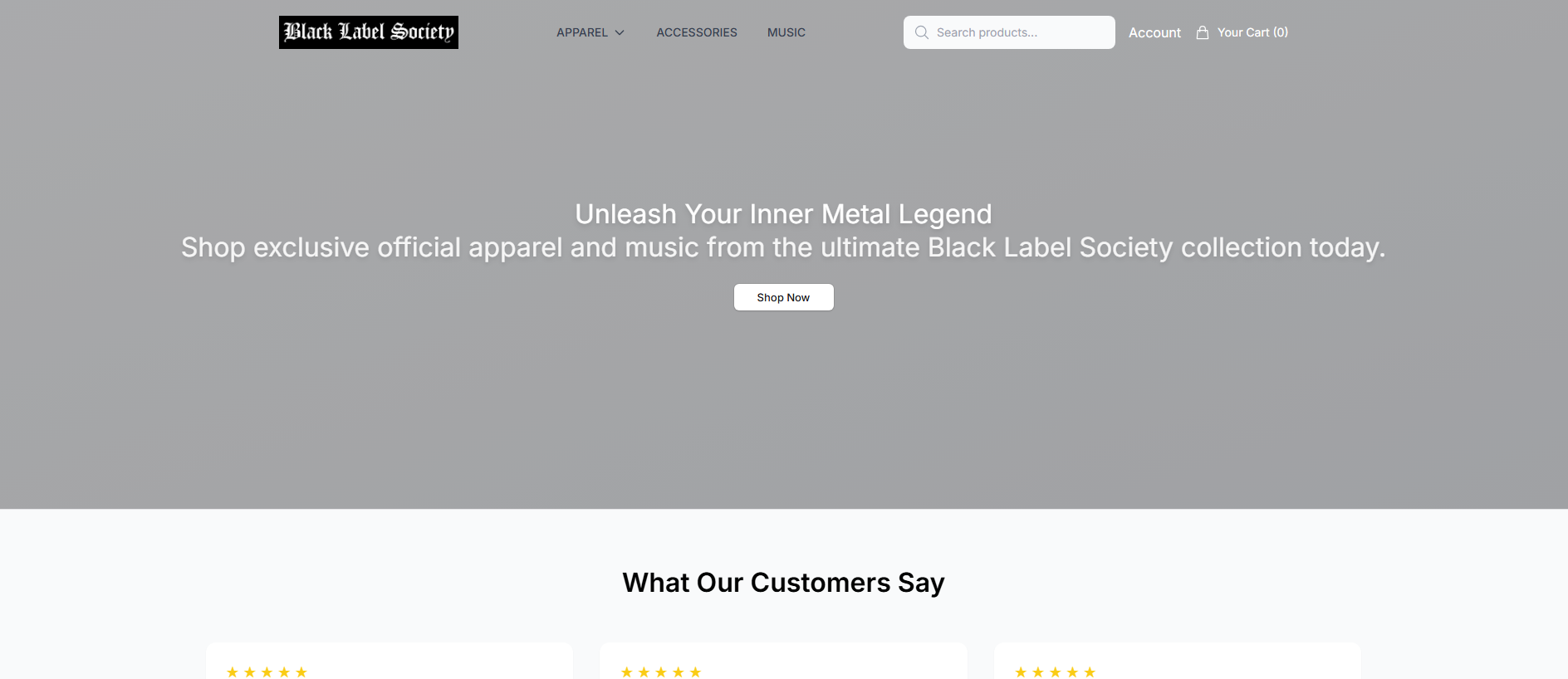 Screenshot di blacklabelsocietyselect.shop