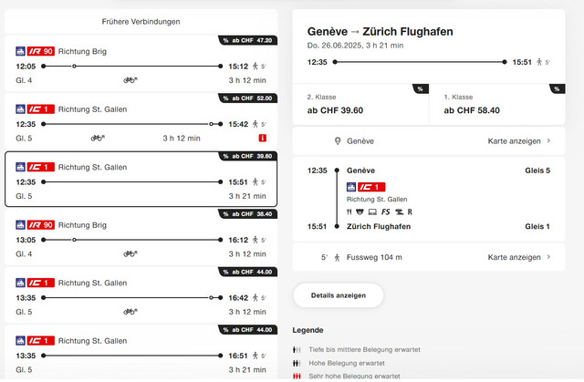 Genf-Zurich