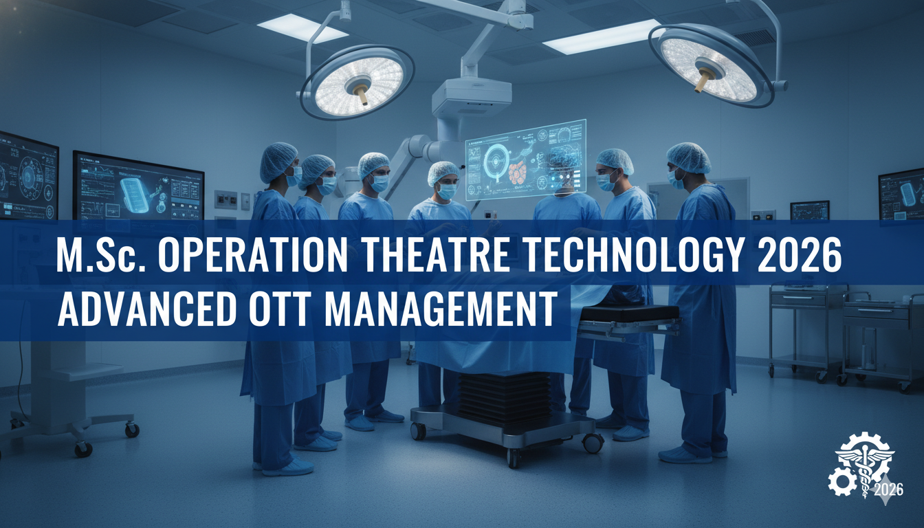 M.Sc. Operation Theatre Technology 2026 | Advanced OTT Management