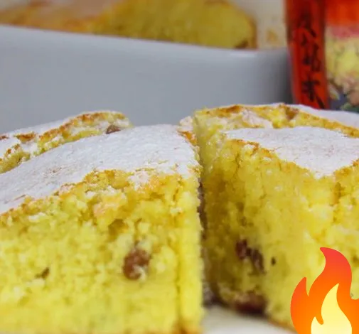 Фото Манник на кефире, с изюмом