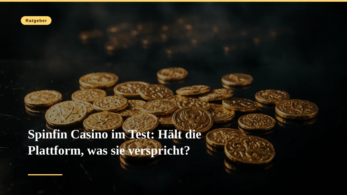 Spinfin Casino im Test: Hält die Plattform, was sie verspricht?