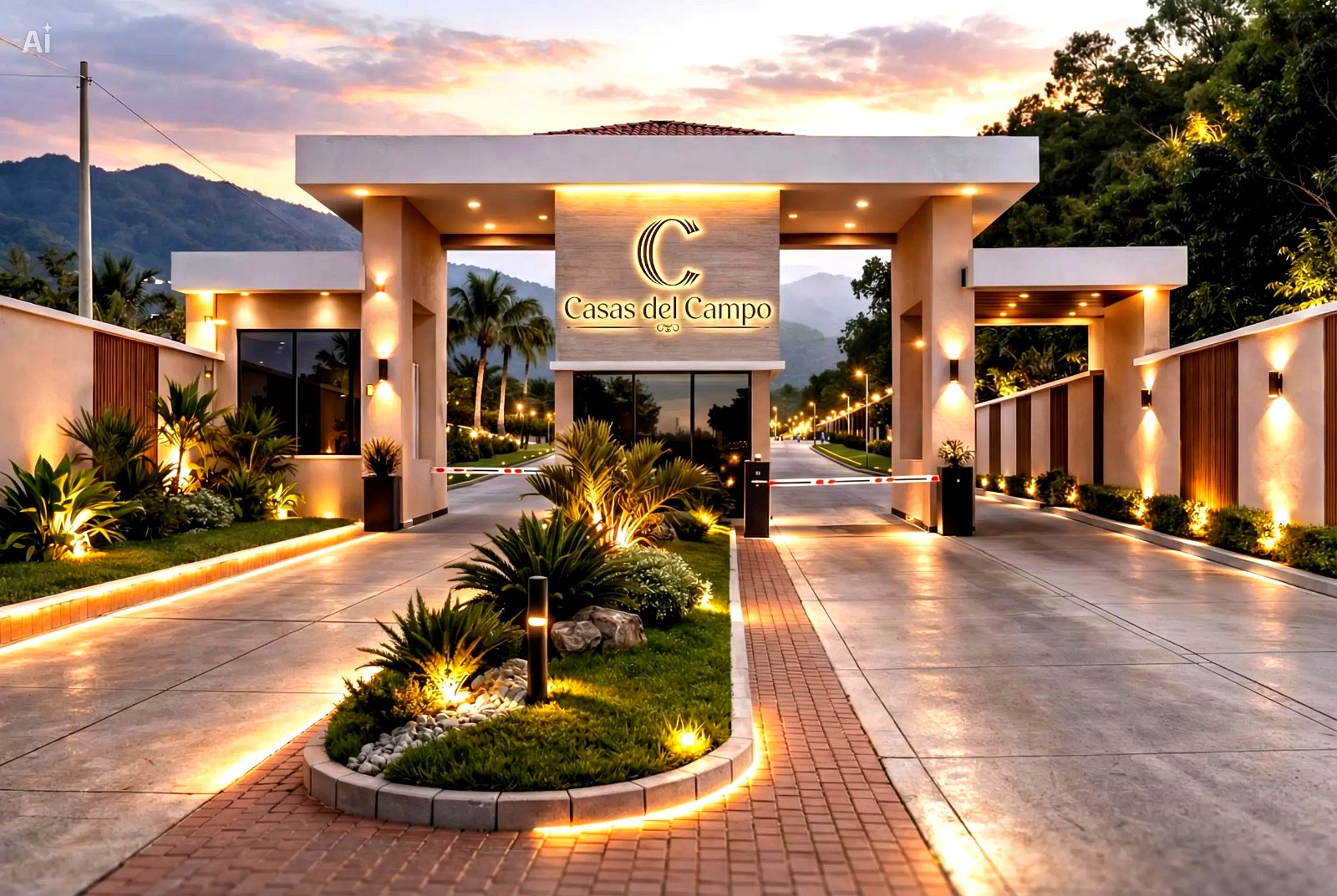 Entrada principal Casas del Campo