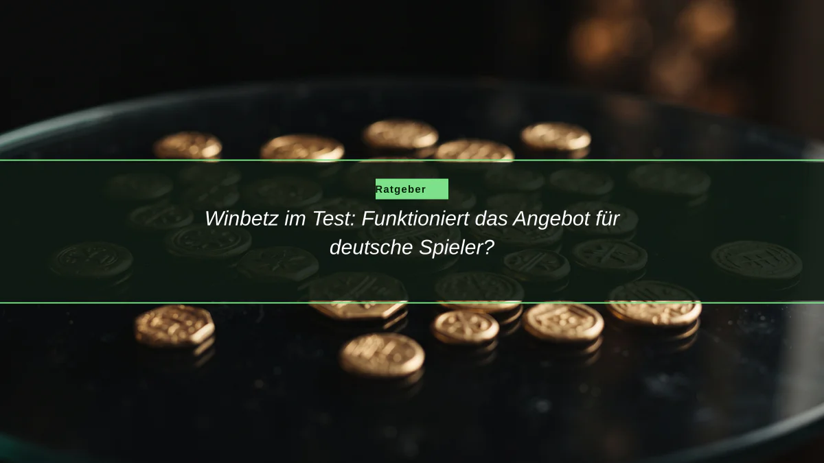 Winbetz im Test: Funktioniert das Angebot für deutsche Spieler?