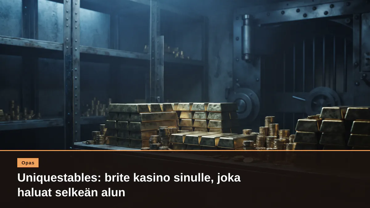 Uniquestables: brite kasino sinulle, joka haluat selkeän alun