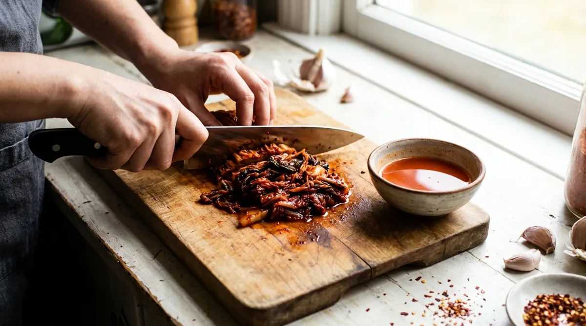 돼지고기 김치찌개 끓이는법 재료 준비