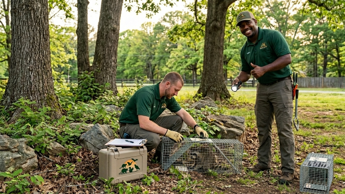 Atlanta Wildlife Removal team working on site