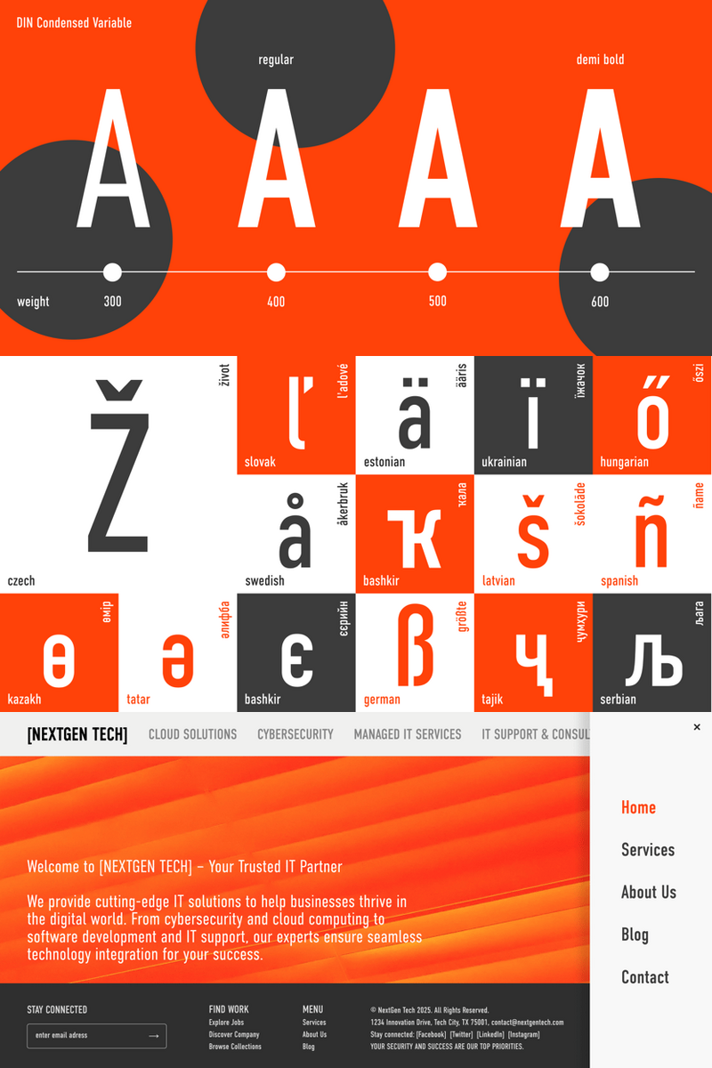 How DTC Startups Can Leverage Din Condensed: Achieving Futuristic Precision in Editorial Layouts for Brand Impact