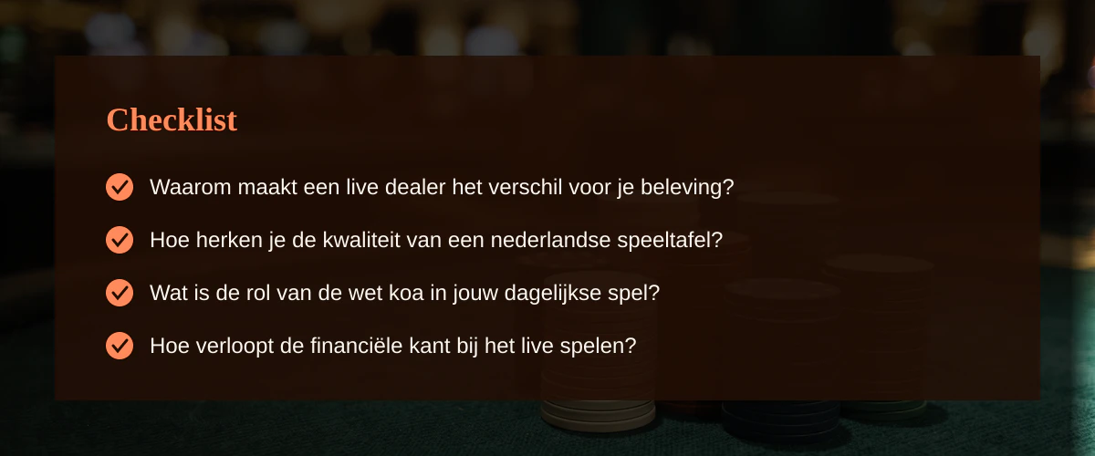 Hoe een echte croupier de kaarten deelt in het casino van nu — Checklist