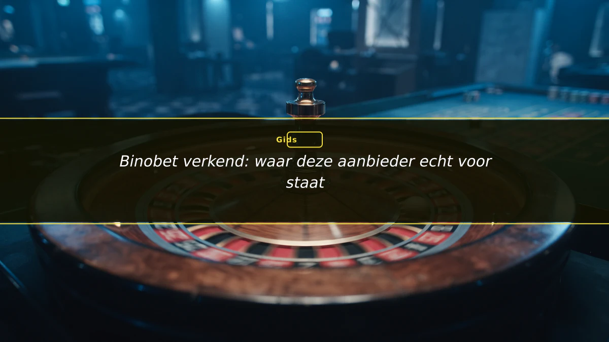 Binobet verkend: waar deze aanbieder echt voor staat