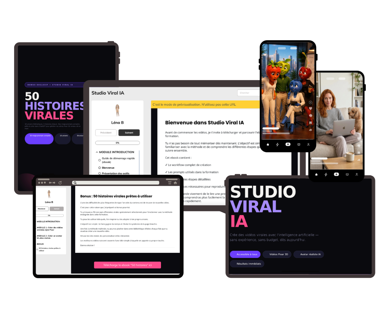 Aperçu de la formation Studio Viral IA