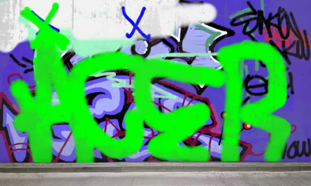 Graffiti artwork by ACE