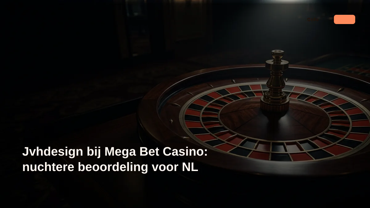 Jvhdesign bij Mega Bet Casino: nuchtere beoordeling voor NL