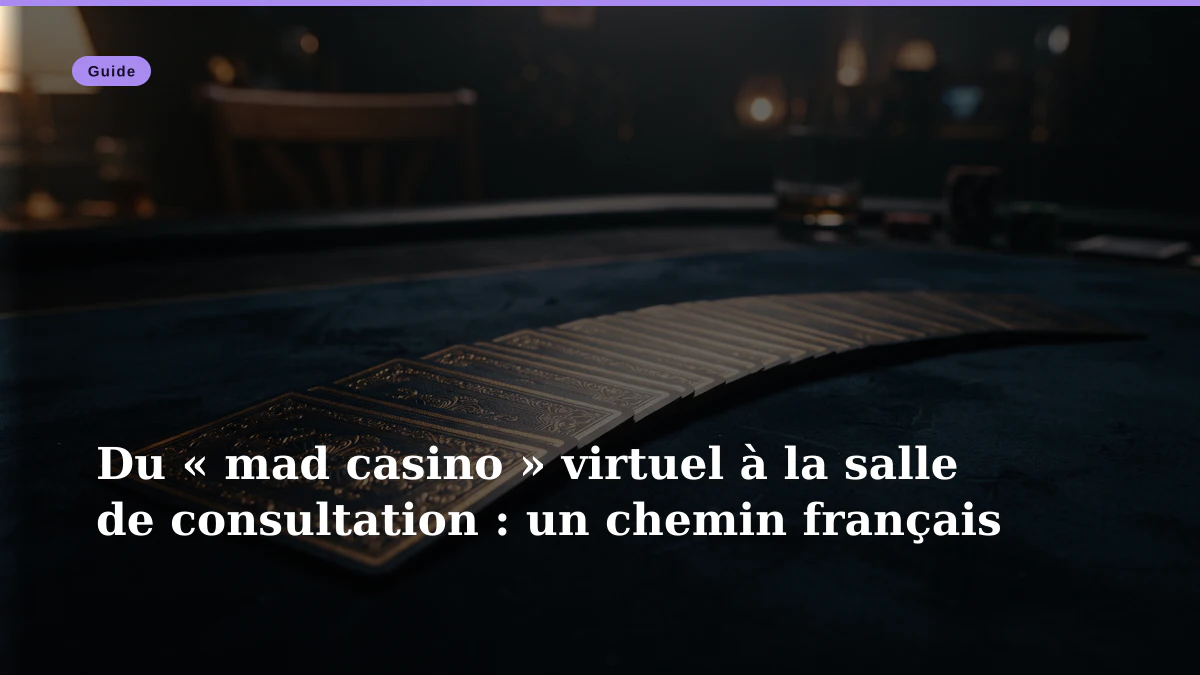 Du « mad casino » virtuel à la salle de consultation : un chemin français