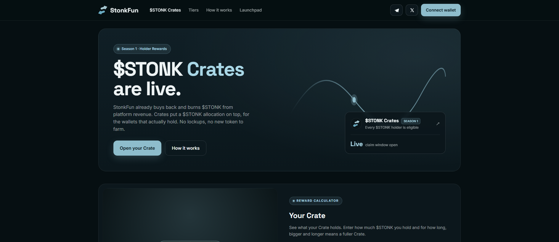 Stored capture of crates-stonkfun.xyz
