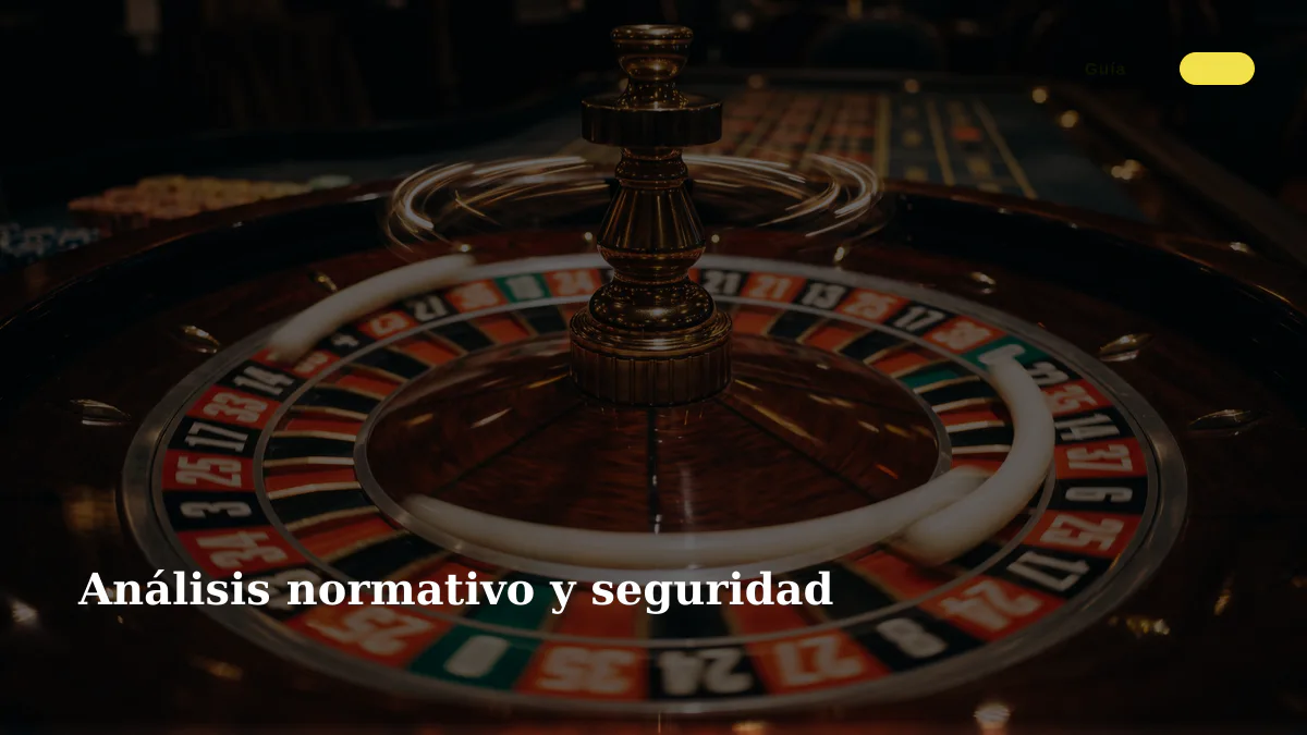 Análisis normativo y seguridad