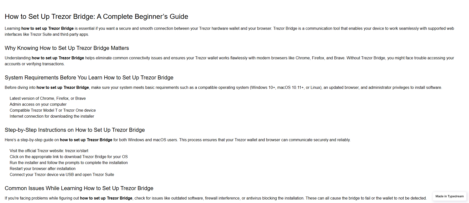 Stored capture of learn-bridge-io-trzr.typedream.app