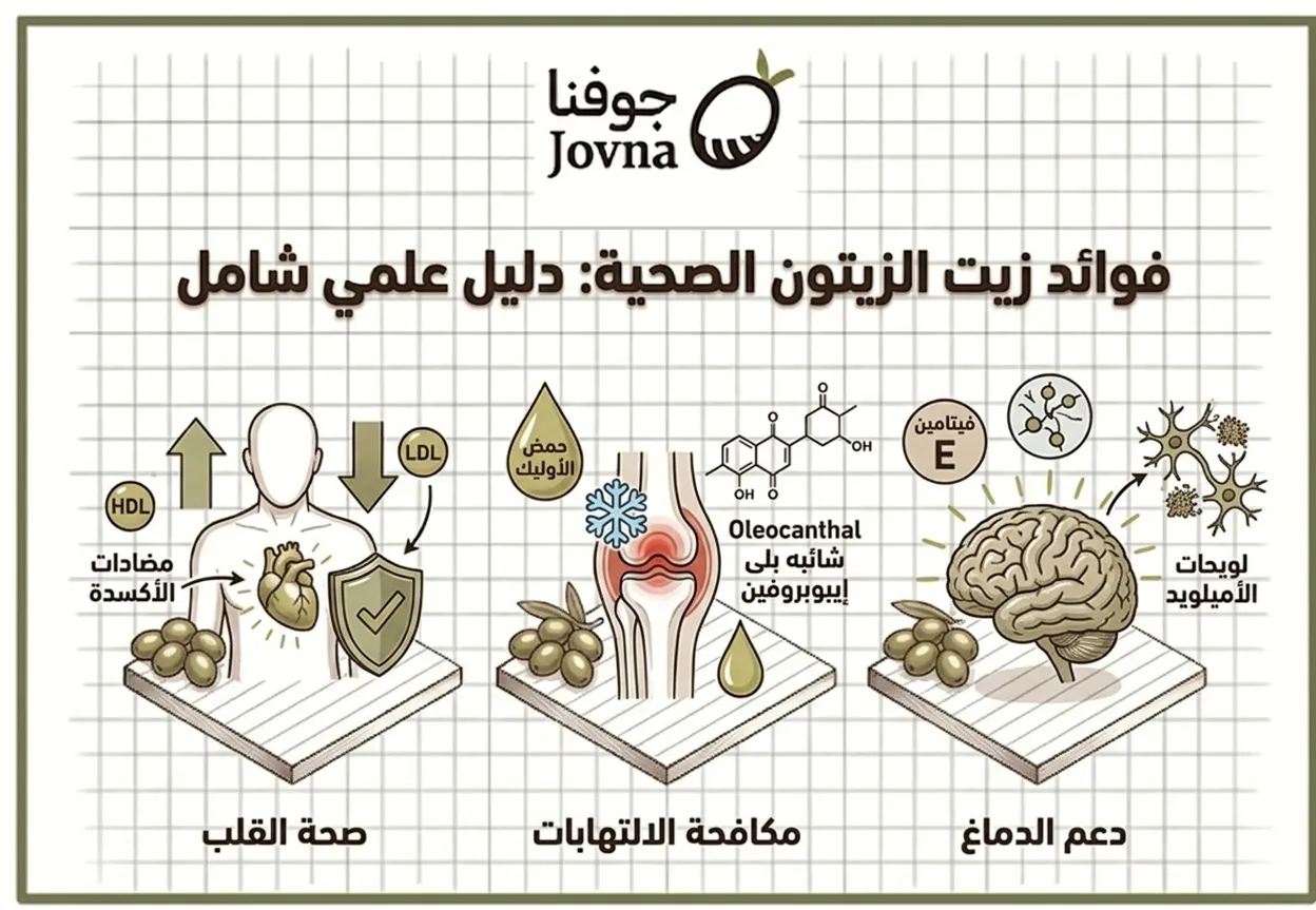 فوائد زيت الزيتون الصحية