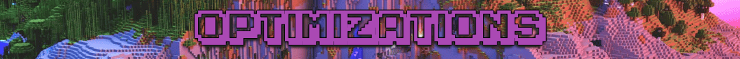 Optimizations