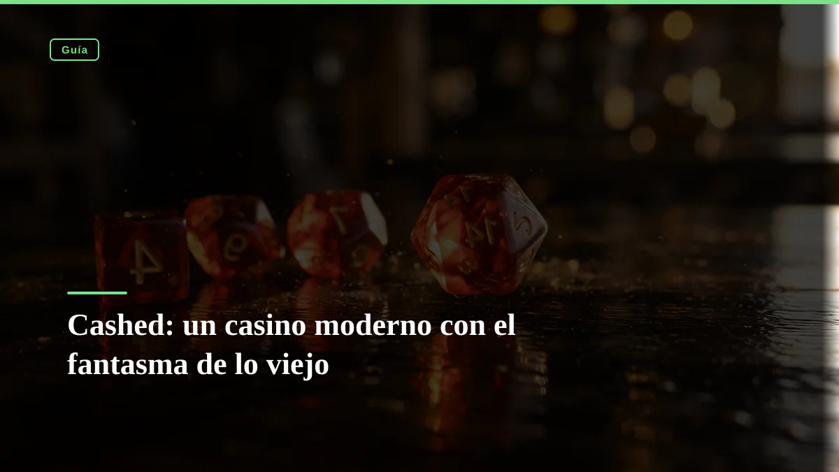 Cashed: un casino moderno con el fantasma de lo viejo
