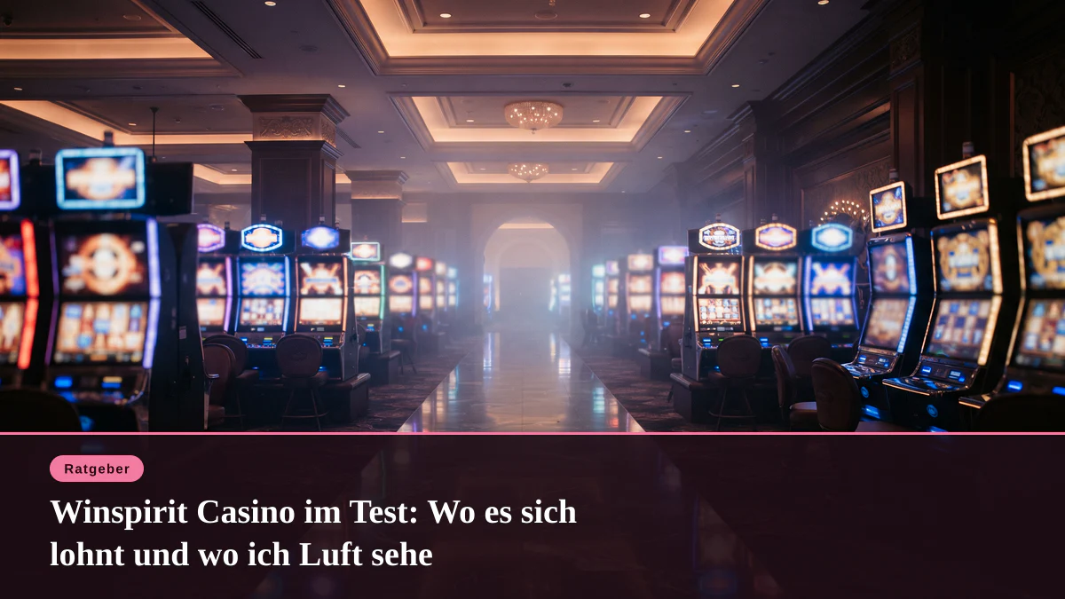 Winspirit Casino im Test: Wo es sich lohnt und wo ich Luft sehe