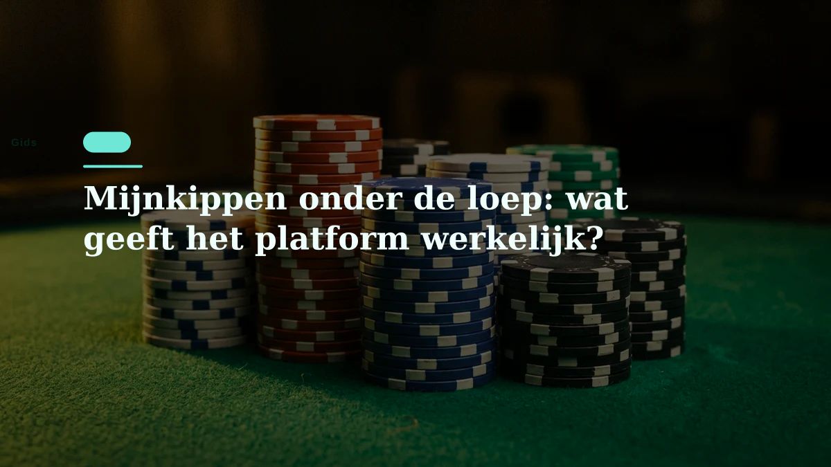 Mijnkippen onder de loep: wat geeft het platform werkelijk?